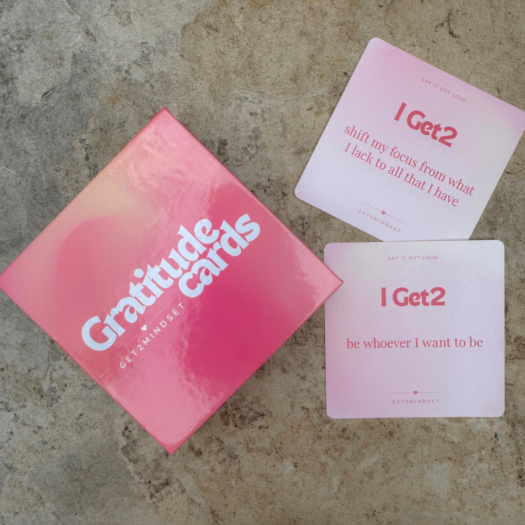Get2Mindset Gratitude Cards for Daily Mindset Reset