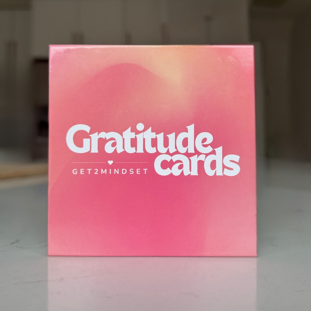Get2Mindset Gratitude Cards for Daily Mindset Reset