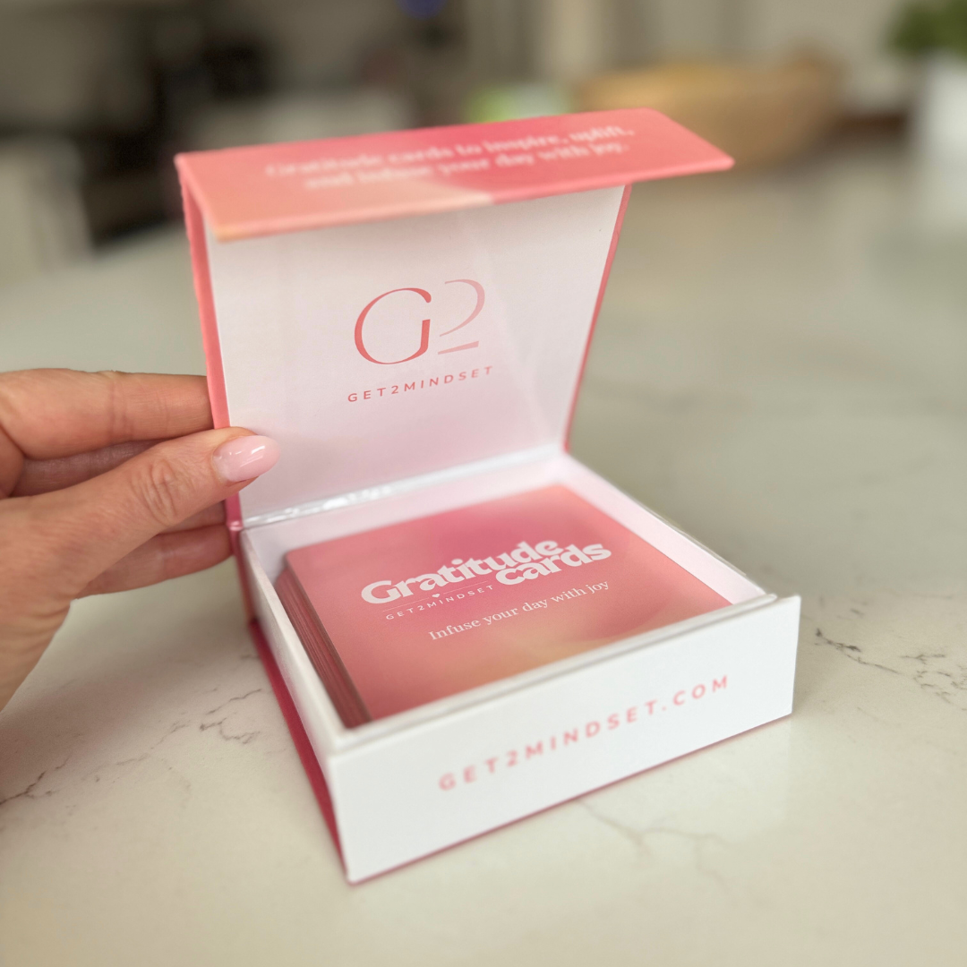Get2Mindset Gratitude Cards for Daily Mindset Reset