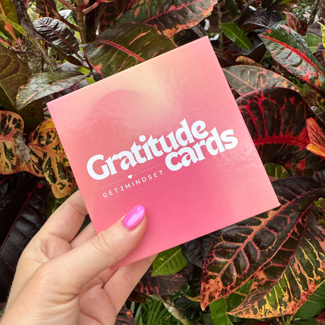 Get2Mindset Gratitude Cards for Daily Mindset Reset
